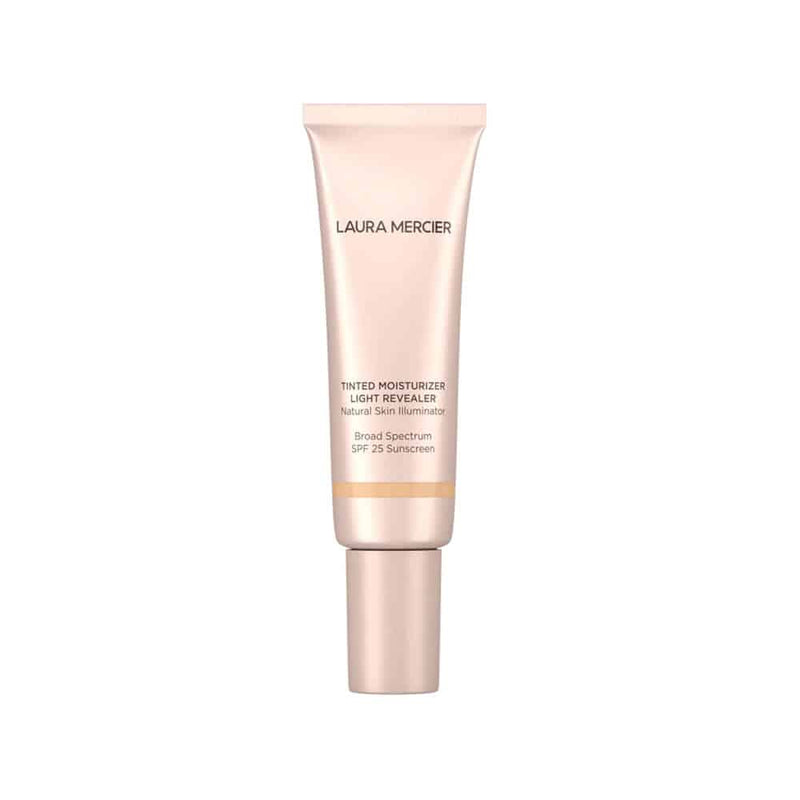 Nava Beauty Laura Mercier Tinted Moisturizer Light Revealer Natural Skin Illuminator SPF 25 White Smoke 1W1 Porcelain