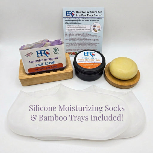 By Robin Creations Essential Foot Healing Gift Set Foot Care Lavender Lemongrass & Eucalyptus / Fancy Bamboo Gift Set,Lemongrass & Eucalyptus / Standard Gift Set,Lemongrass & Eucalyptus / Minimalist/Refill Set,Lavender & Bergamot / Fancy Bamboo Gift Set,Lavender & Bergamot / Standard Gift Set,Lavender & Bergamot / Minimalis