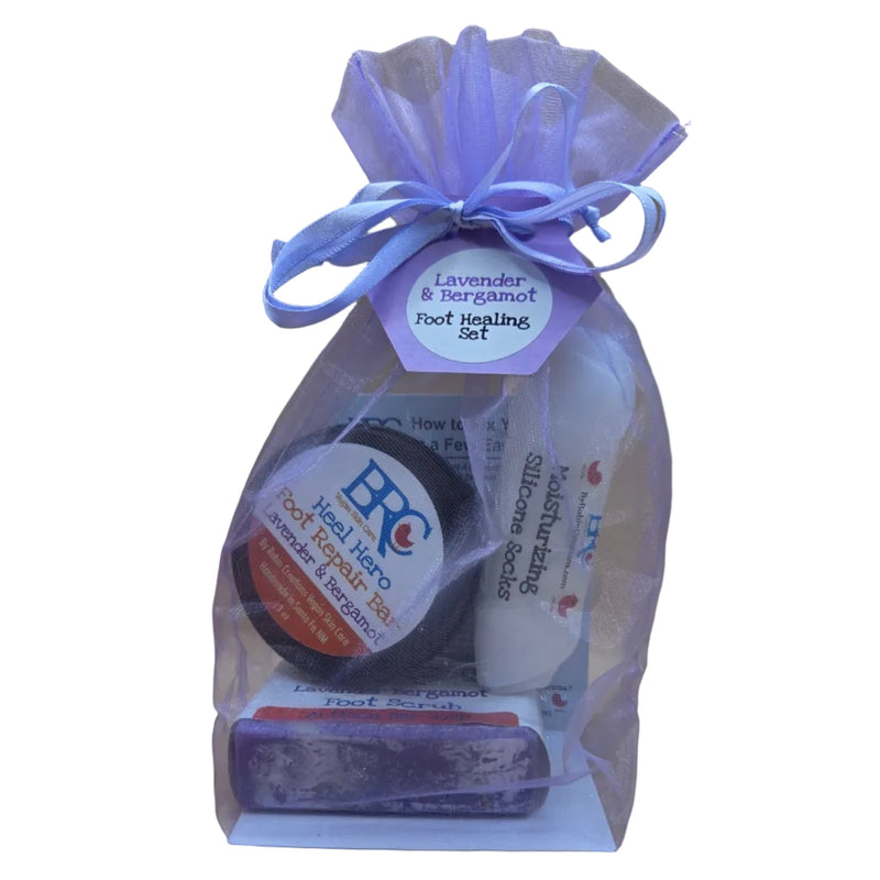 By Robin Creations Essential Foot Healing Gift Set Foot Care White Smoke Lavender & Bergamot / Standard Gift Set