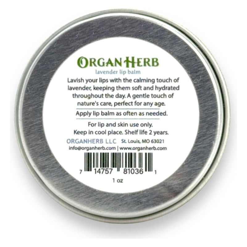 OrganHerb OrganHerb Organic Lavender Lip Balm 1 oz – Calming Hydration with Pure Lavender Essence Organic Lip Balms Light Slate Gray