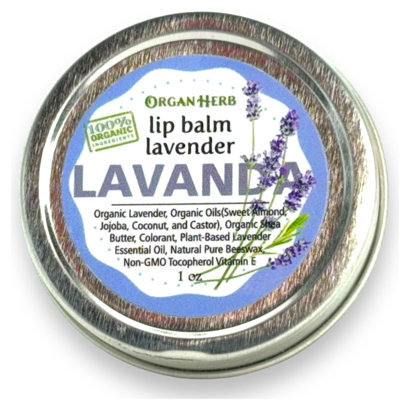 OrganHerb OrganHerb Organic Lavender Lip Balm 1 oz – Calming Hydration with Pure Lavender Essence Organic Lip Balms Light Slate Gray