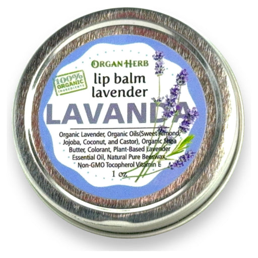 OrganHerb OrganHerb Organic Lavender Lip Balm 1 oz – Calming Hydration with Pure Lavender Essence Organic Lip Balms Light Slate Gray