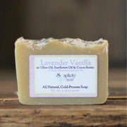 Soaplicity Lavender Vanilla Soap Bar Soap Bar Dark Olive Green Default Title