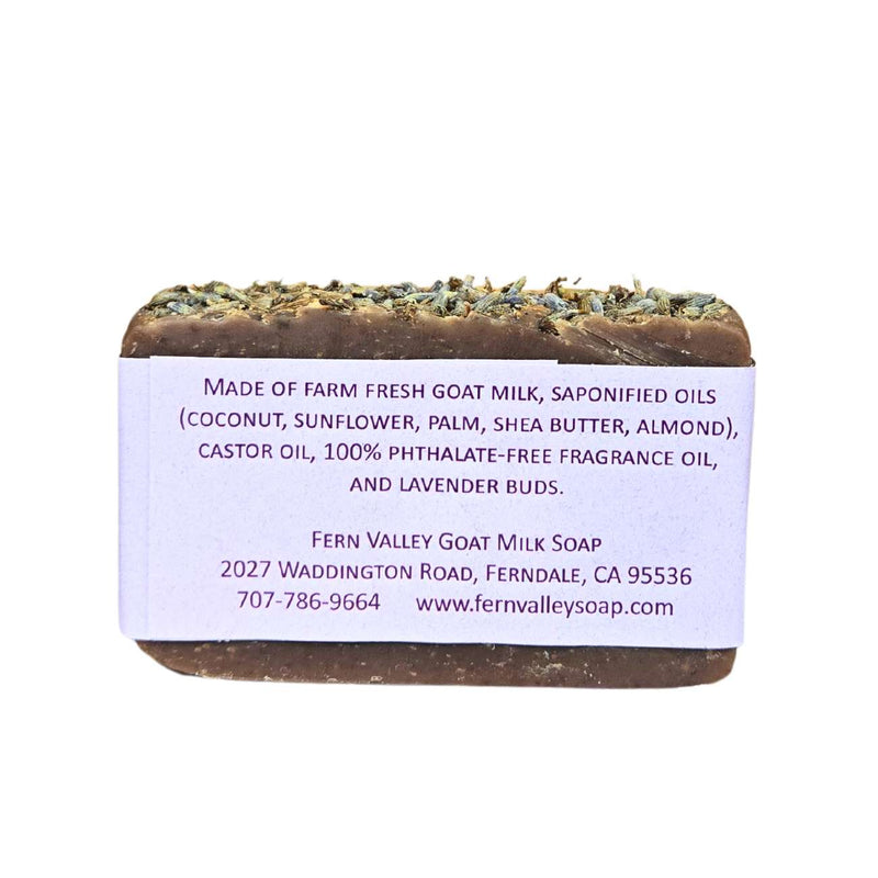 Fern Valley Soap Handmade Goat Milk Soap | Moisturizing Lavender and Black Amber Goat Milk Soap Lavender