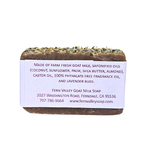 Fern Valley Soap Handmade Goat Milk Soap | Moisturizing Lavender and Black Amber Goat Milk Soap Lavender