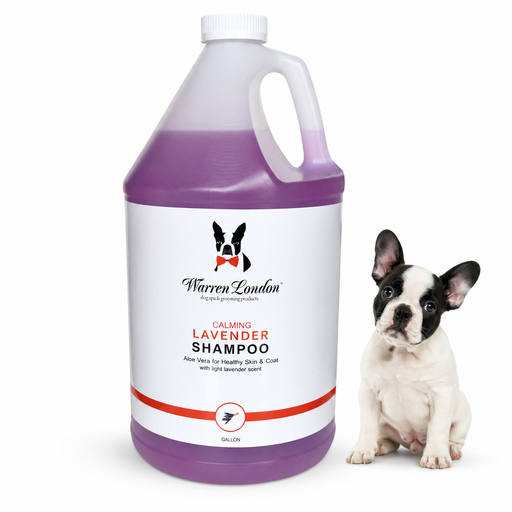 Warren London Calming Lavender Dog Shampoo w/Aloe Vera & Essential Oils - Professional Size Grooming Size Product White Smoke