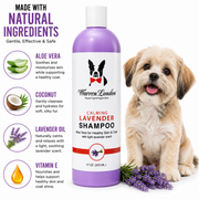 Warren London Calming Lavender Dog Shampoo w/Aloe Vera & Essential Oils Dog Shampoo White Smoke