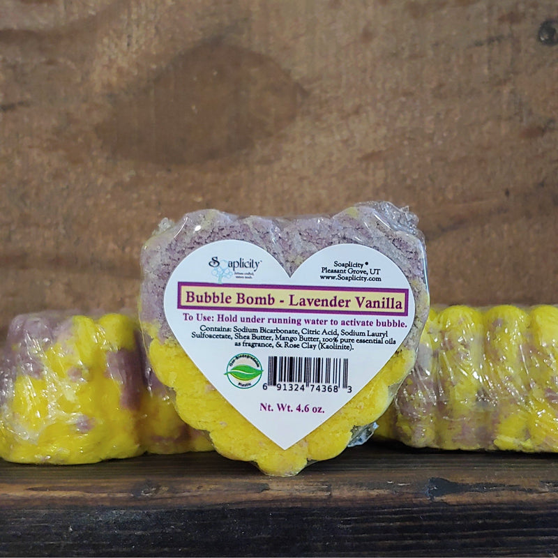 Soaplicity Lavender Vanilla Bubble Bomb Bubble Bomb Dim Gray