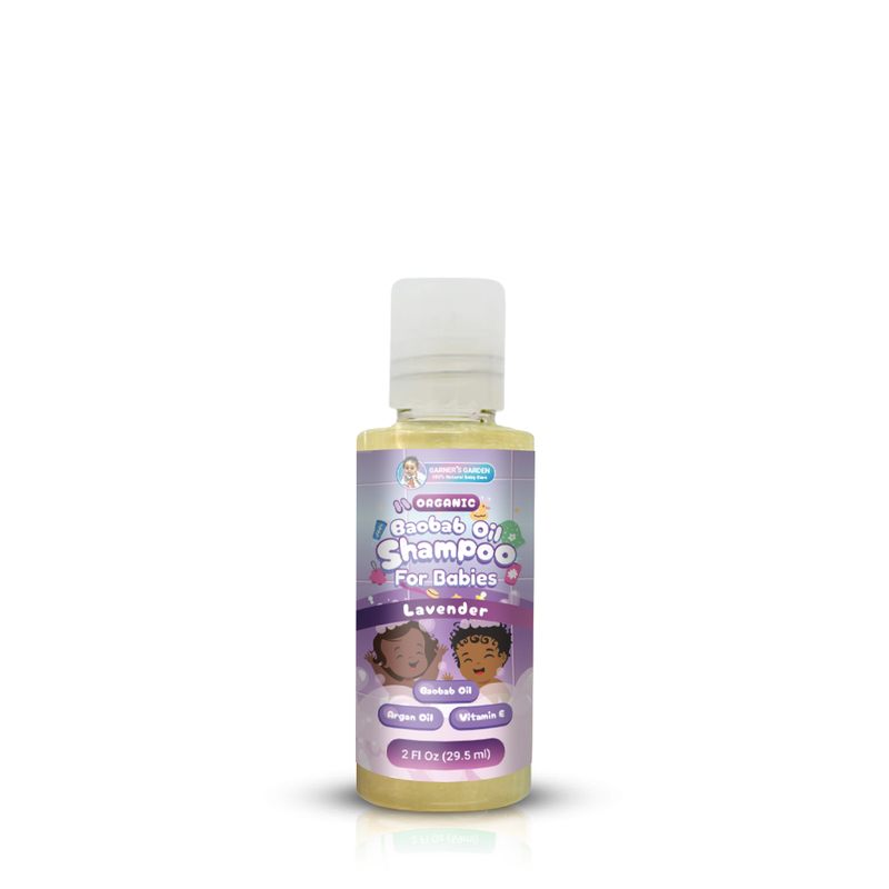 Garner's Garden Organic Baobab Oil Baby Shampoo Baby Care White Smoke Baobab Baby Shampoo Lavender / 2oz