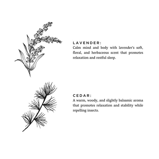 Slow North Lavender + Cedar - Signature Candle Frosted Candles White Smoke
