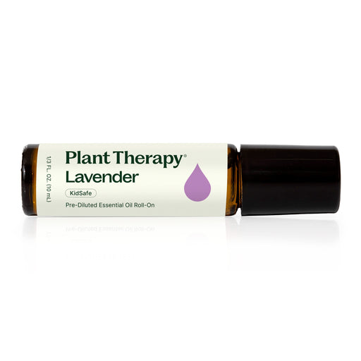Plant Therapy Lavender Essential Oil Pre-Diluted Roll-On Essential Oil Black 10 mL