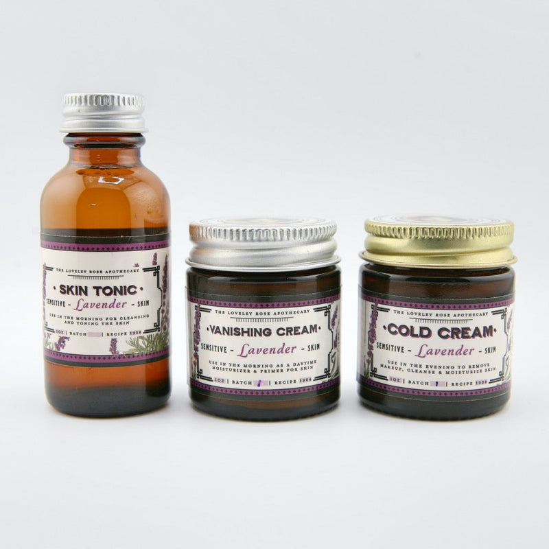 The Lovely Rose Apothecary Lavender Travel Beauty Set Lavender Lavender Travel Beauty Set