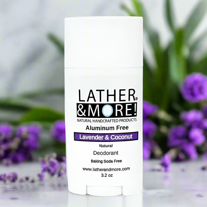 Lather and More! Lavender and Coconut Natural Deodorant deodorant White Smoke