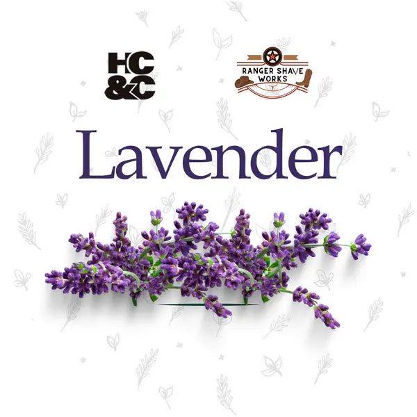 Hendrix Classics & Co HC&C Lavender Shaving Collection Shaving Set White Smoke Shaving Soap 4 oz,Aftershave Splash 3.4 oz