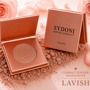 Sydoni Skincare and Beauty SYDONI HIGHLIGHTER POWDER-SINGLE PALETTE Net. Wt. 0.04kg Pressed Powder Sienna LAVISH-Soft Champagne Rose Glow