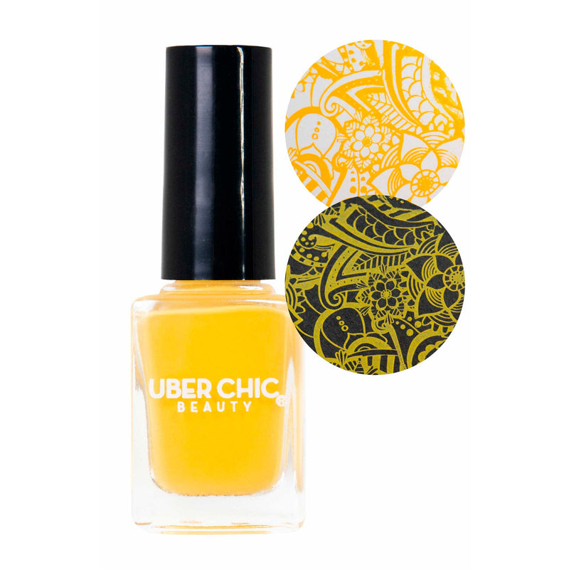 UberChic Beauty Lazy Little Bumblebee - Stamping Polish Stamping Polish Goldenrod
