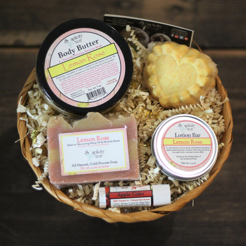 Soaplicity Scentastic Gift Sets - Medium Bundles Gray Lemon Rose