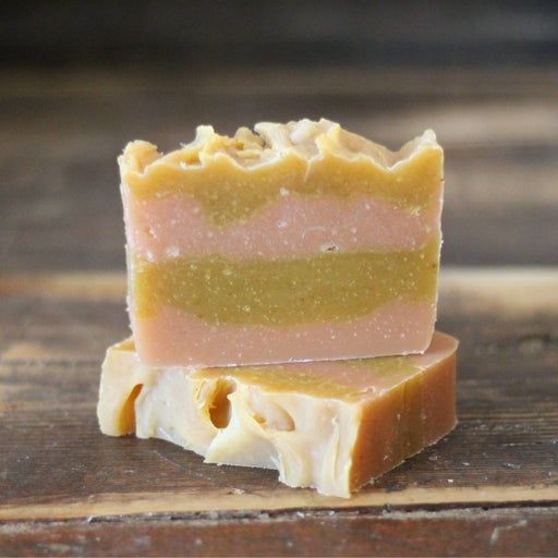 Soaplicity Lemon Rose Soap Bar Soap Bar Dark Olive Green