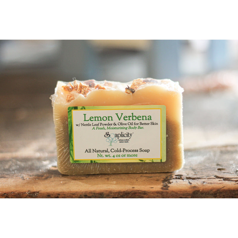 Soaplicity Lemon Verbena Soap Bar Soap Bar Rosy Brown Default Title
