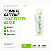 myspringenergy Lemon Power Snack with 113 mg of Caffeine 100 Kcal Power Snack White Smoke 1 qty,20 pack