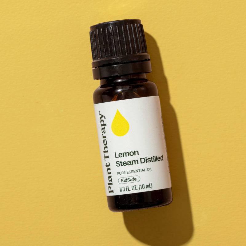 Plant Therapy Lemon Steam Distilled Essential Oil Essential Oil Sandy Brown 10 mL,30 mL
