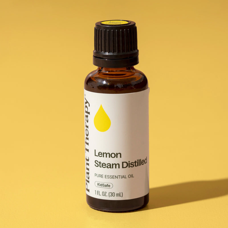 Plant Therapy Lemon Steam Distilled Essential Oil Essential Oil Sandy Brown 10 mL,30 mL