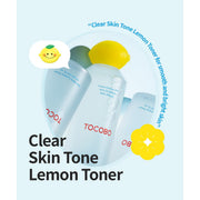 AsiaBeautyMall TOCOBO AHA BHA Lemon Facial Toner Toner Lotion Alice Blue