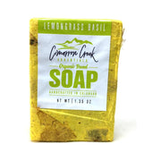 Cimarron Creek Essentials Lemongrass Basil Organic Bar Soap 5.4oz Bath & Body Goldenrod Travel Size
