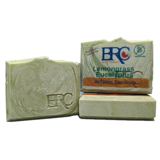 By Robin Creations Lemongrass Eucalyptus Natural Artisan Bar Soap Bar Soap Dark Sea Green 1 Bar,4 Bars