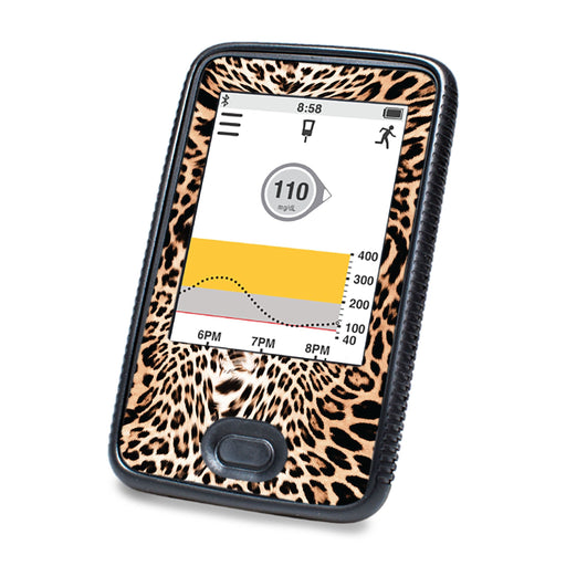 Peelz Leopard Print Designed for DEXCOM G6 Touchscreen Receiver Peelz/Stickers White Smoke