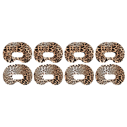 Peelz Leopard Print Medtronic Guardian Connect Patch Tape - Pump Peelz Patch Medical Tape White Smoke 4-Pack Medtronic CGM Tape