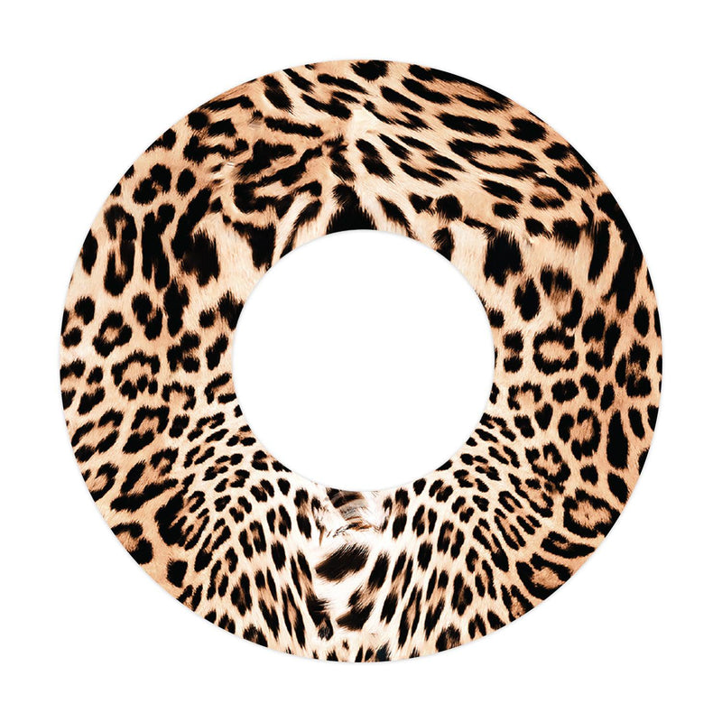 Peelz Leopard Print Patch  Tape Designed for the FreeStyle Libre 2 Patch Medical Tape White Smoke 1-Pack Libre