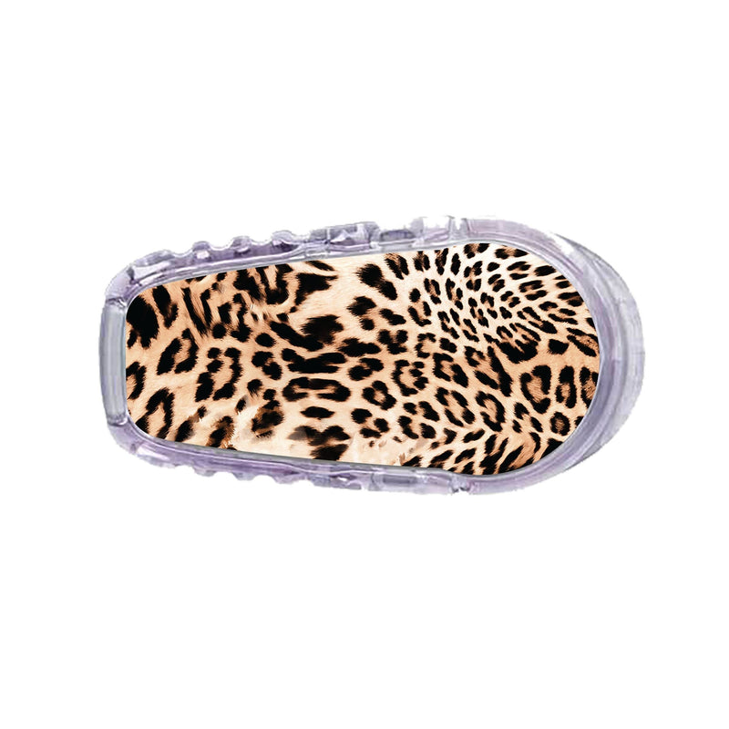 Peelz Leopard Print Sticker Designed for the DEXCOM Transmitter Peelz/Stickers White Smoke G6