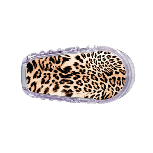 Peelz Leopard Print Sticker Designed for the DEXCOM Transmitter Peelz/Stickers White Smoke G6