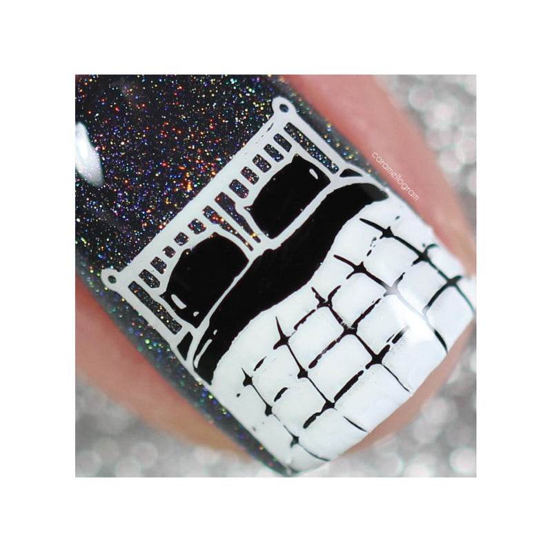 UberChic Beauty Cozy At Home Stamping Plate Gray
