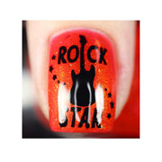 UberChic Beauty Let's Rock Stamping Plate Black