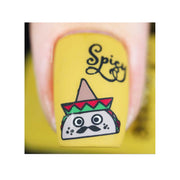 UberChic Beauty Let's Taco Bout It Stamping Plate Dark Khaki