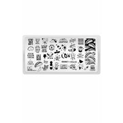 UberChic Beauty Let's Taco Bout It Stamping Plate Lavender