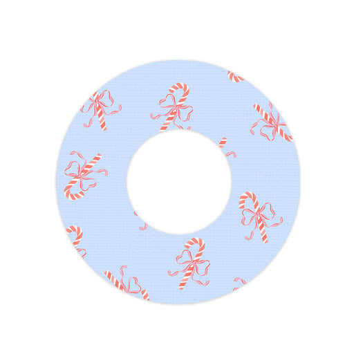 Peelz Candy Cane Lane Freestyle Libre 2 Patch Tape - Pump Peelz Patch Medical Tape White Smoke 12-Pack Libre 2 (Set of 12 Patches),4-Pack Libre 2 (Set of 4 Patches),1-Single (1 Single Patch)