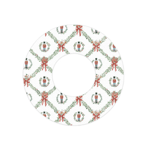 Peelz Nutcracker Noel Freestyle Libre 2 Patch Tape - Pump Peelz Patch Medical Tape White Smoke 12-Pack Libre 2 (Set of 12 Patches),4-Pack Libre 2 (Set of 4 Patches),1-Single (1 Single Patch)