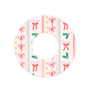 Peelz Holly Jolly Ribbon Freestyle Libre 2 Patch Tape - Pump Peelz Patch Medical Tape White Smoke 12-Pack Libre 2 (Set of 12 Patches),4-Pack Libre 2 (Set of 4 Patches),1-Single (1 Single Patch)