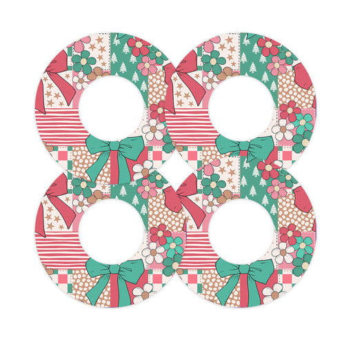 Peelz Merry Coquette Freestyle Libre 2 Patch Tape - Pump Peelz Patch Medical Tape White Smoke 12-Pack Libre 2 (Set of 12 Patches),4-Pack Libre 2 (Set of 4 Patches),1-Single (1 Single Patch)