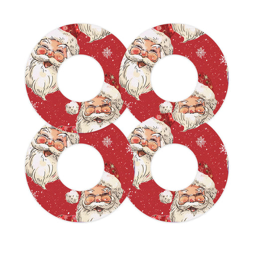 Peelz Jolly Old Saint Nick Freestyle Libre 2 Patch Tape - Pump Peelz Patch Medical Tape White Smoke 12-Pack Libre 2 (Set of 12 Patches),4-Pack Libre 2 (Set of 4 Patches),1-Single (1 Single Patch)