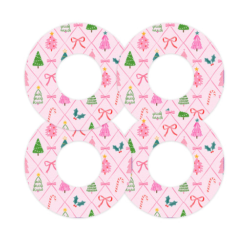 Peelz Coquette Christmas Freestyle Libre 2 Patch Tape - Pump Peelz Patch Medical Tape White Smoke 12-Pack Libre 2 (Set of 12 Patches),4-Pack Libre 2 (Set of 4 Patches),1-Single (1 Single Patch)