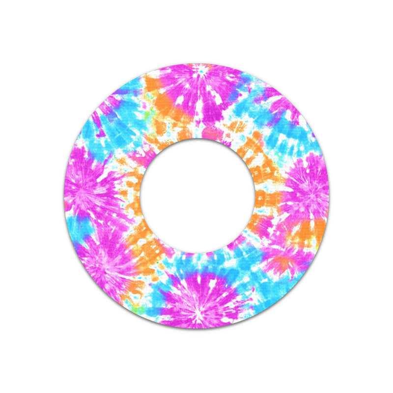 Peelz Neon Tie Dye Freestyle Libre 2 Patch Tape - Pump Peelz Patch Medical Tape White Smoke 12-Pack Libre 2 (Set of 12 Patches),4-Pack Libre 2 (Set of 4 Patches),1-Single (1 Single Patch)