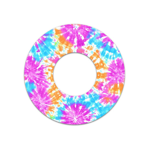 Peelz Neon Tie Dye Freestyle Libre 2 Patch Tape - Pump Peelz Patch Medical Tape White Smoke 12-Pack Libre 2 (Set of 12 Patches),4-Pack Libre 2 (Set of 4 Patches),1-Single (1 Single Patch)