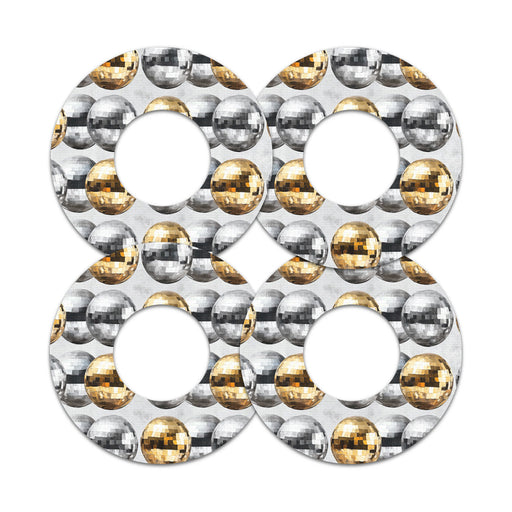 Peelz Disco Balls Freestyle Libre 2 Patch Tape - Pump Peelz Patch Medical Tape White Smoke 12-Pack Libre 2 (Set of 12 Patches),4-Pack Libre 2 (Set of 4 Patches),1-Single (1 Single Patch)