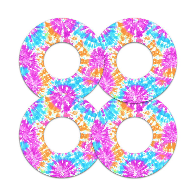 Peelz Neon Tie Dye Freestyle Libre 2 Patch Tape - Pump Peelz Patch Medical Tape White Smoke 12-Pack Libre 2 (Set of 12 Patches),4-Pack Libre 2 (Set of 4 Patches),1-Single (1 Single Patch)