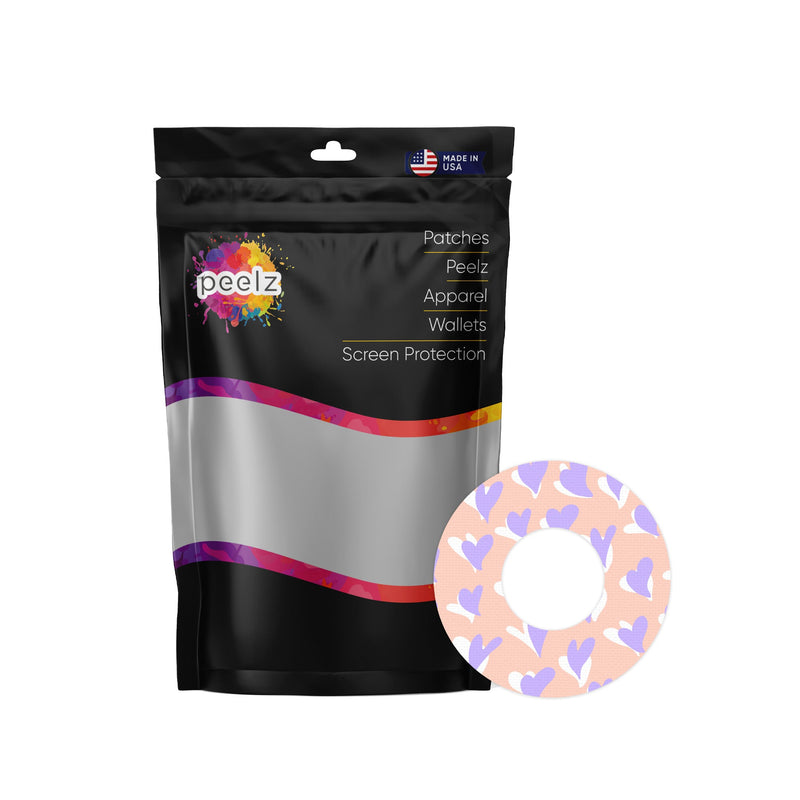 Peelz Lavender Love Freestyle Libre 2 Patch Tape - Pump Peelz Patch Medical Tape White Smoke 12-Pack Libre 2 (Set of 12 Patches),4-Pack Libre 2 (Set of 4 Patches),1-Single (1 Single Patch)
