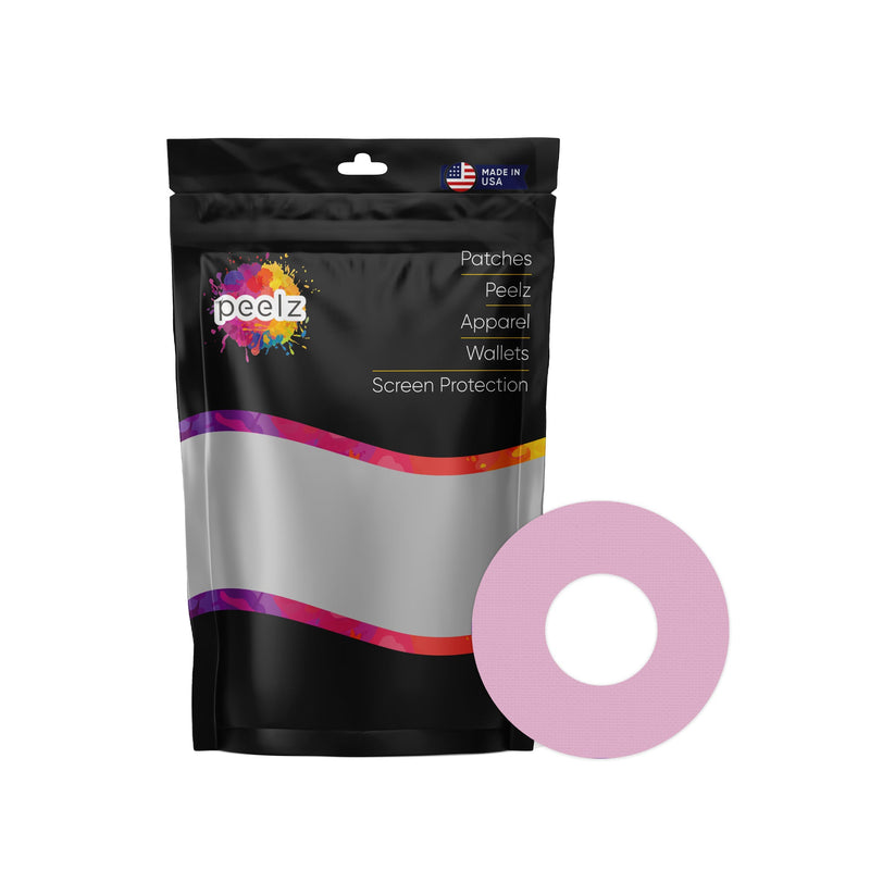 Peelz Solid Color Rose Freestyle Libre 2 Patch Tape - Pump Peelz Patch Medical Tape White Smoke 12-Pack Libre 2 (Set of 12 Patches),4-Pack Libre 2 (Set of 4 Patches)